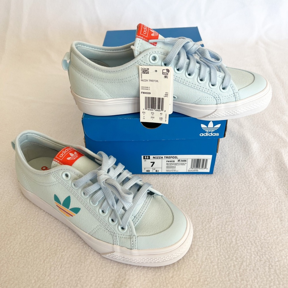Adidas Nizza Trefoil Sky Tint